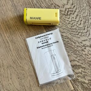 MiiKARE Yellow Cellphone Clamp